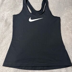 Nike Women's Black Tank with White Swoosh